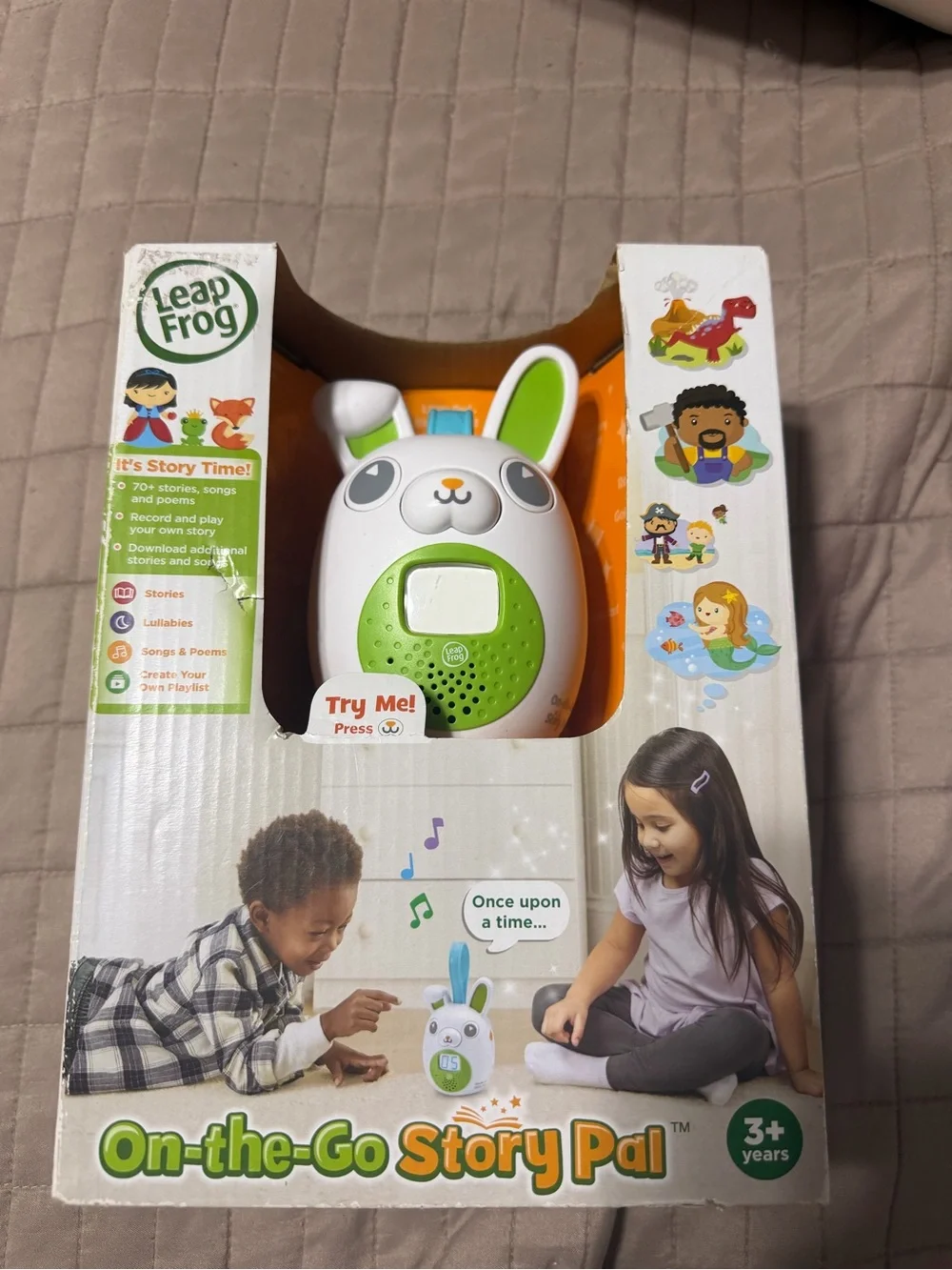 Rare! LeapFrog On-the-Go Story Pal Bunny, New in Box (Discontinued) Kidcore Fun
